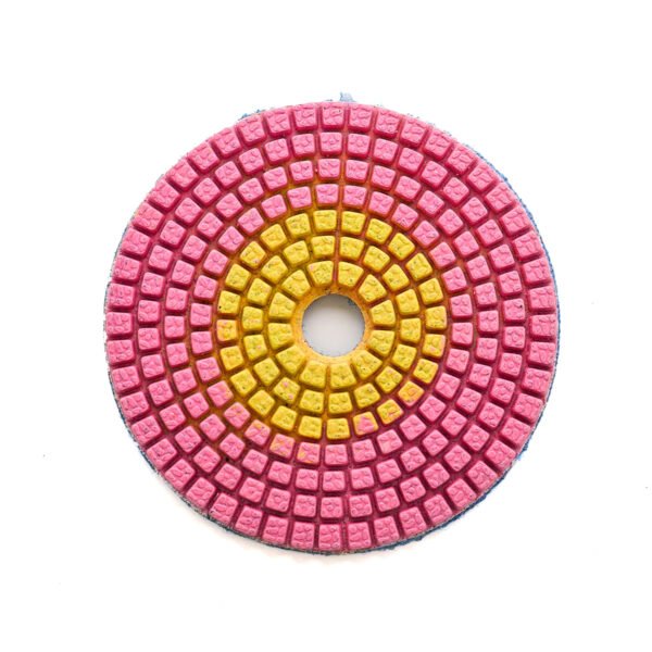 4inch/5inch/8inch Dos Colores Piedra Húmeda Almohadillas Diamantadas Para Pulir Granito/Mármol HC-SPP-0002 - Imagen 7