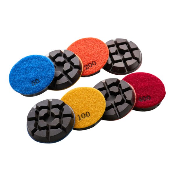 Almohadillas Diamantadas Negras Para Pulir Suelos Secos De Hormigón HC-CPP-0004 - Imagen 2