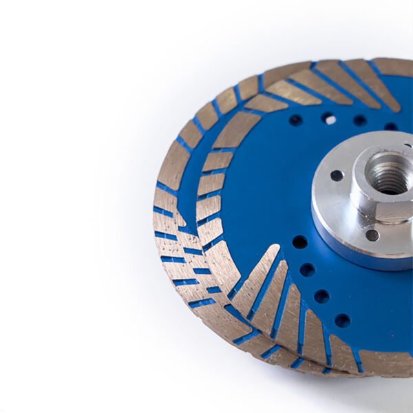 Disco de corte Turbo Diamond para granito con pestaña larga desmontable - Imagen 2