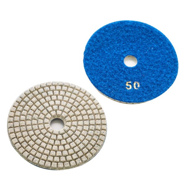 Almohadillas pulidoras diamantadas blancas granito HC-SPP-0008