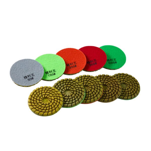 Almohadillas pulidoras diamantadas para suelos amarillas HC-CPP-0036 - Imagen 2
