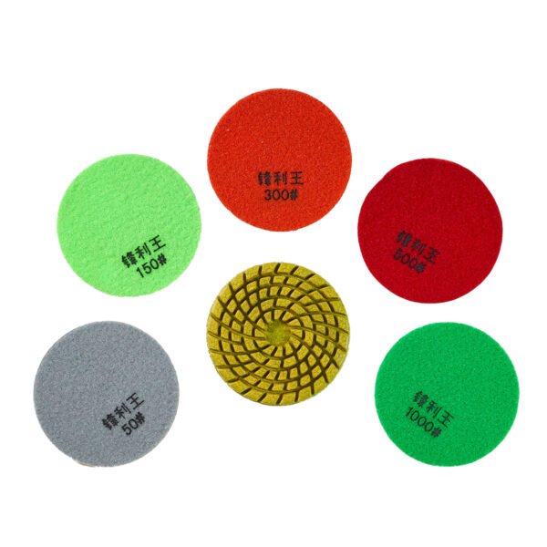 Almohadillas pulidoras diamantadas para suelos amarillas HC-CPP-0036 - Imagen 8