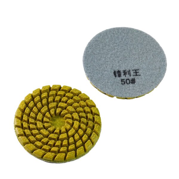 Almohadillas pulidoras diamantadas para suelos amarillas HC-CPP-0036