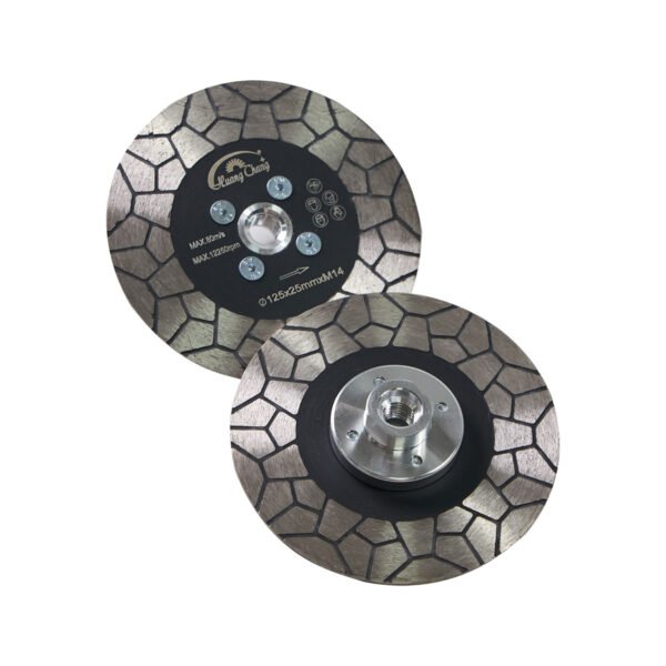Disco de corte de malla de diamante de doble cara con brida - Imagen 2