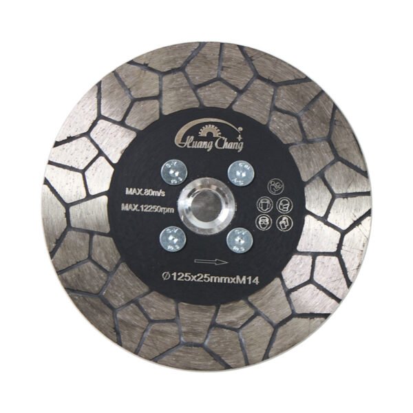 Disco de corte de malla de diamante de doble cara con brida - Imagen 7