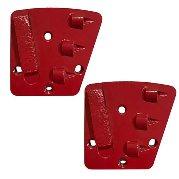 Diamante de liga metálica para amolar PCD de Fráncfort Rojo para eliminar epoxi del hormigón