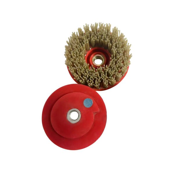 4"/5"/6" Snail Lock Cepillo redondo diamante Dupont M14